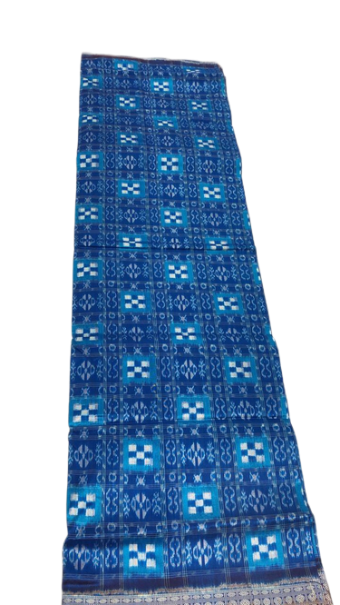Blue handwoven pasapalli saree