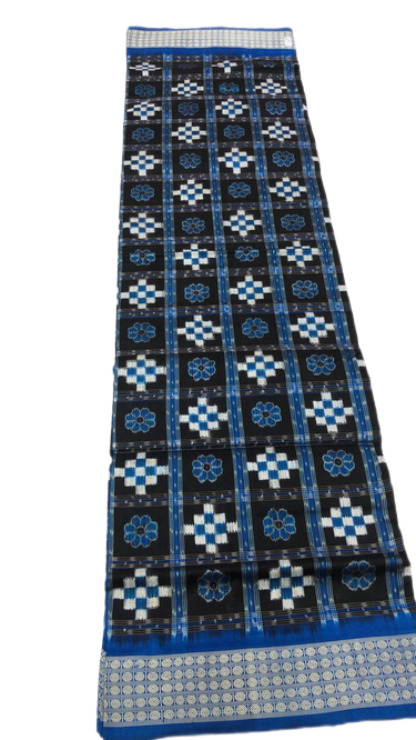 Blue and Black handwoven pasapalli saree
