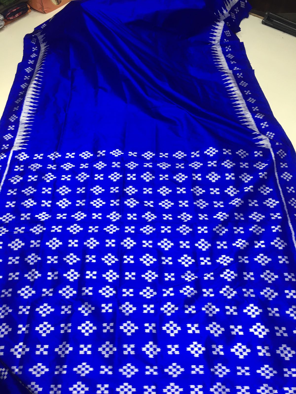 Blue pasapalli khandua pata saree