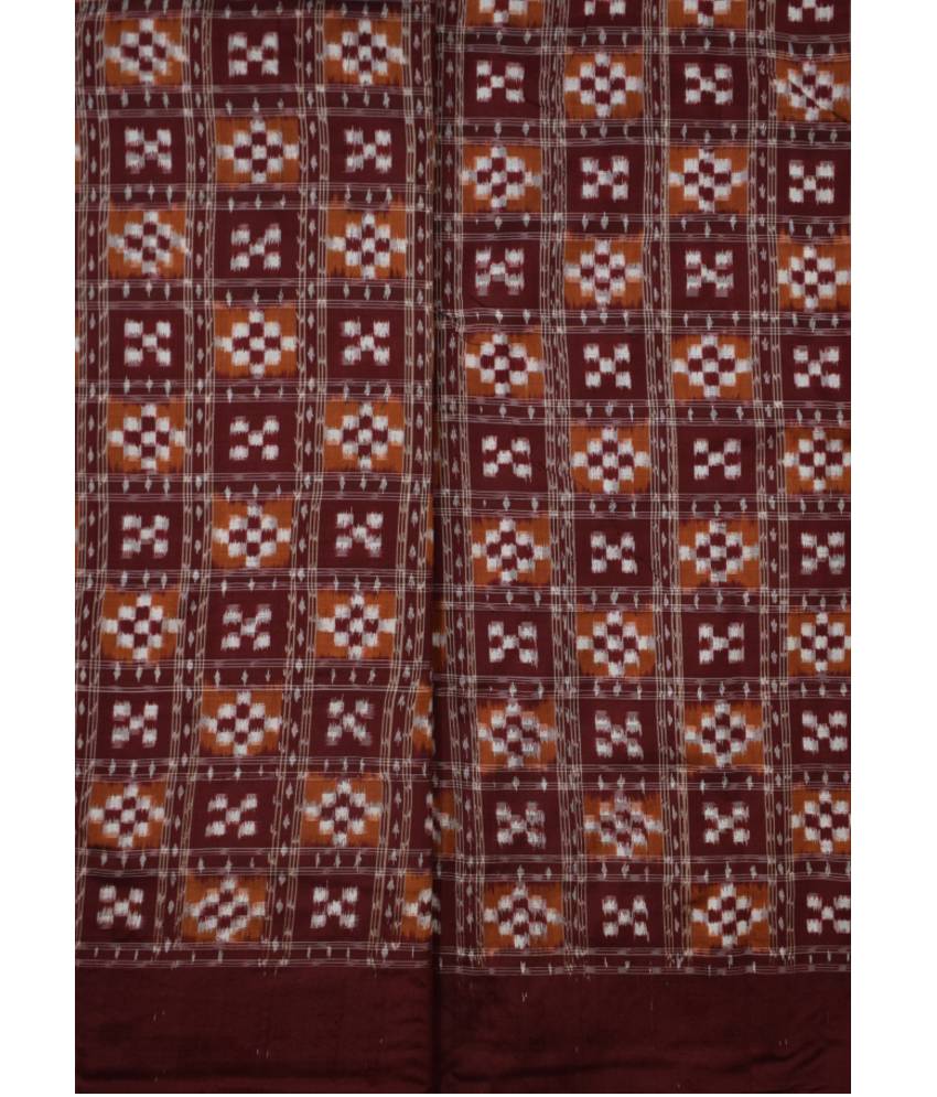Maroon Pasapali Silk Fabric