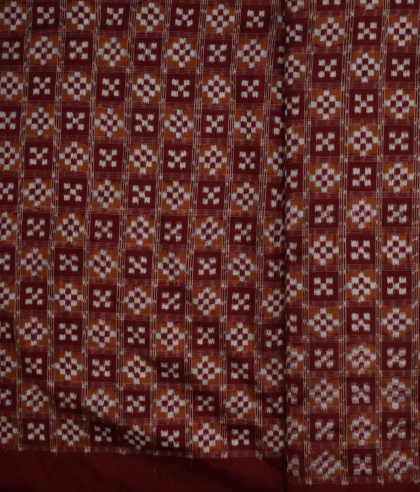 Brown Pasapali Silk Fabric
