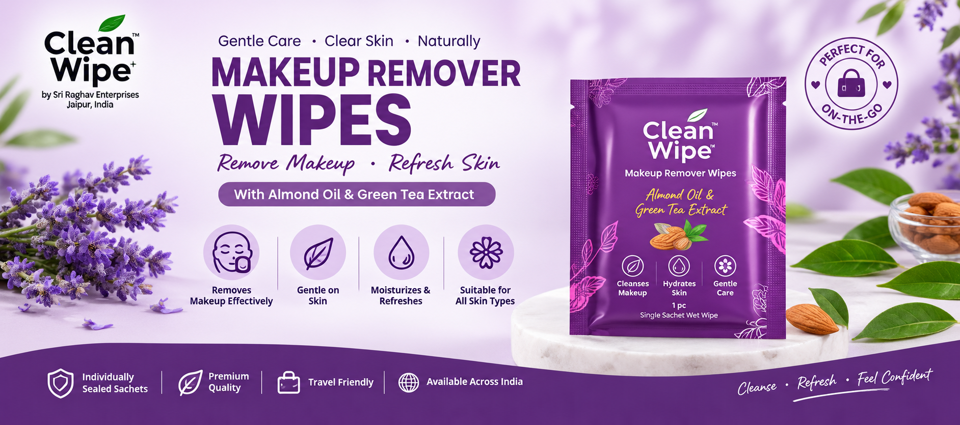 Makeup Remover Wipes Manufacturer, Cleanwipe