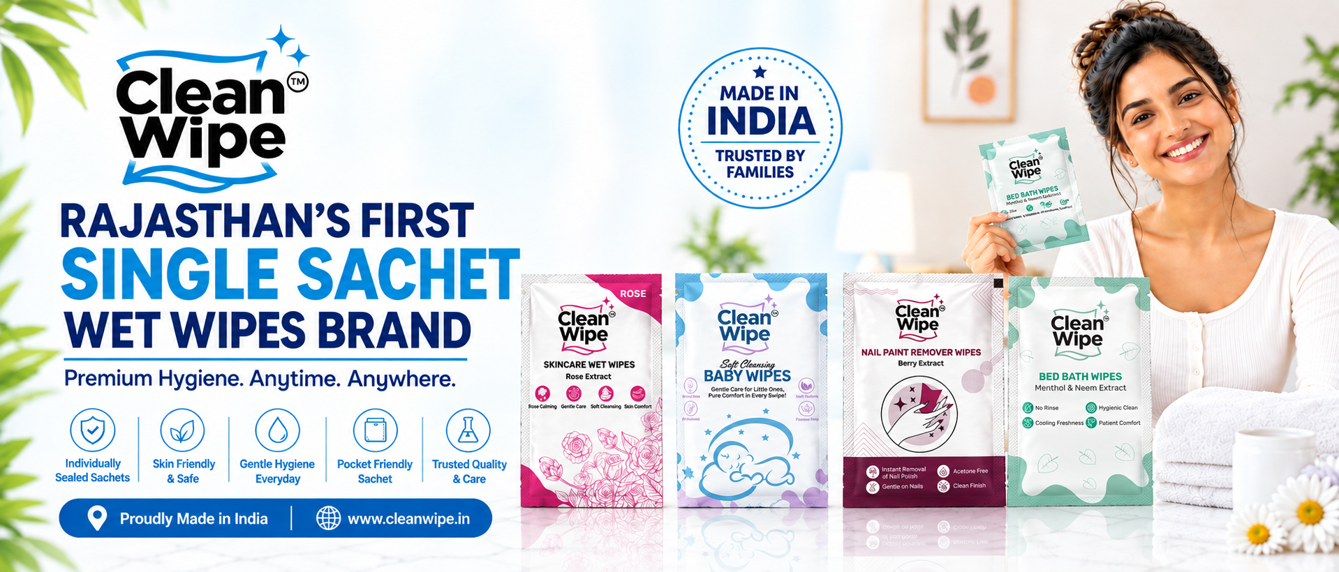 Single Sachet Wet Wipes Manufacturer