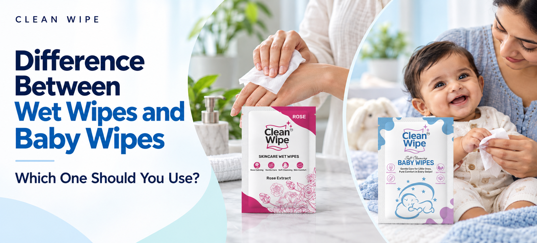 Difference Between Wet Wipes and Baby Wipes: Which One Should You Use?