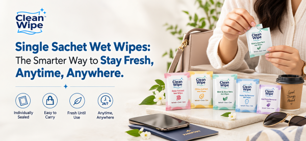 Single Sachet Wet Wipes Manufacturer