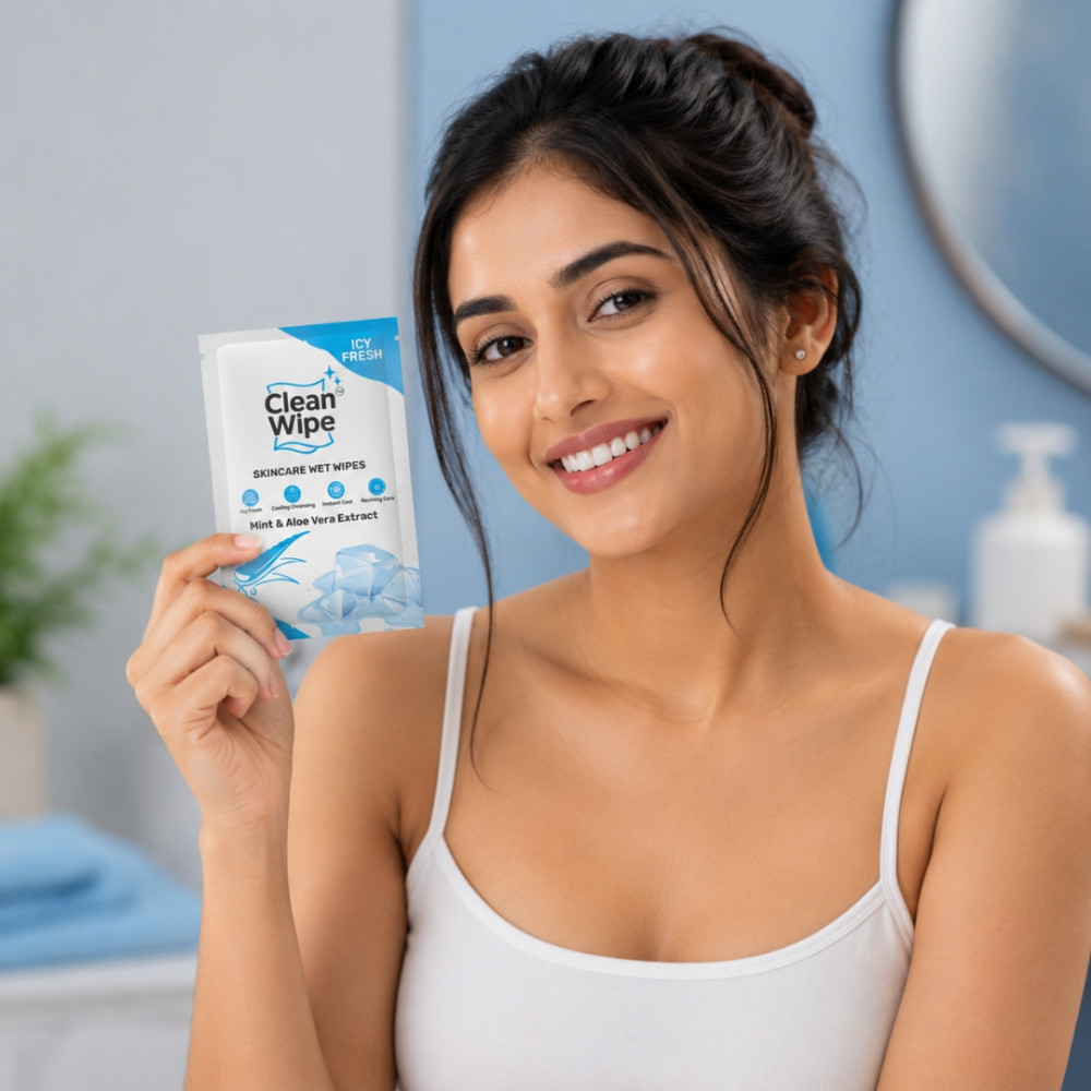 Image of Mint &amp; Aloe Vera Ice Fresh Wet Wipes