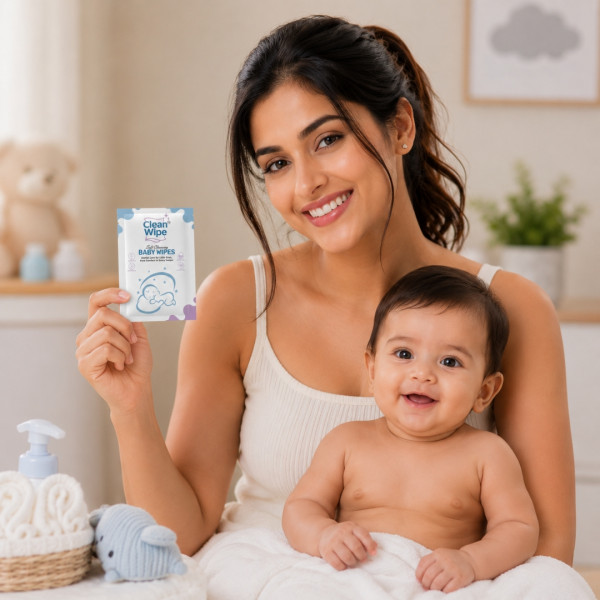 Baby Wipes With Jojoba & Almond Oil