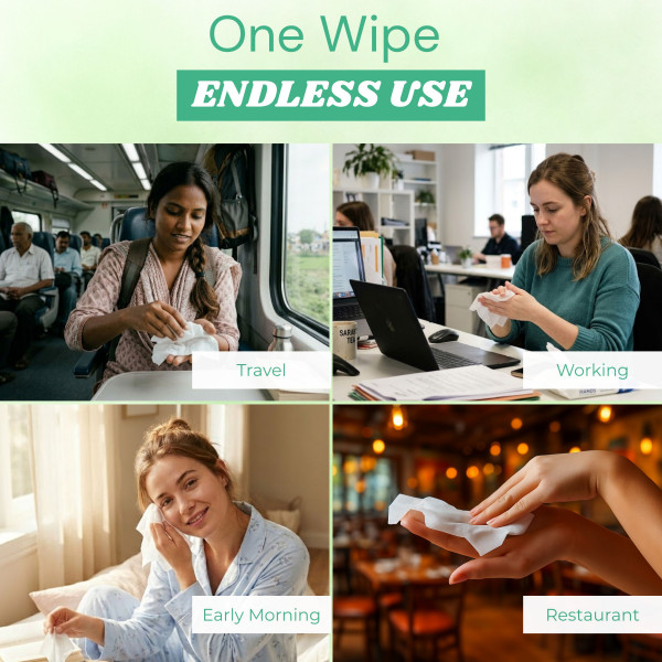 Bed Bath Wet Wipes