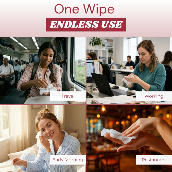 Unisex Personal Hygiene Care Wipes