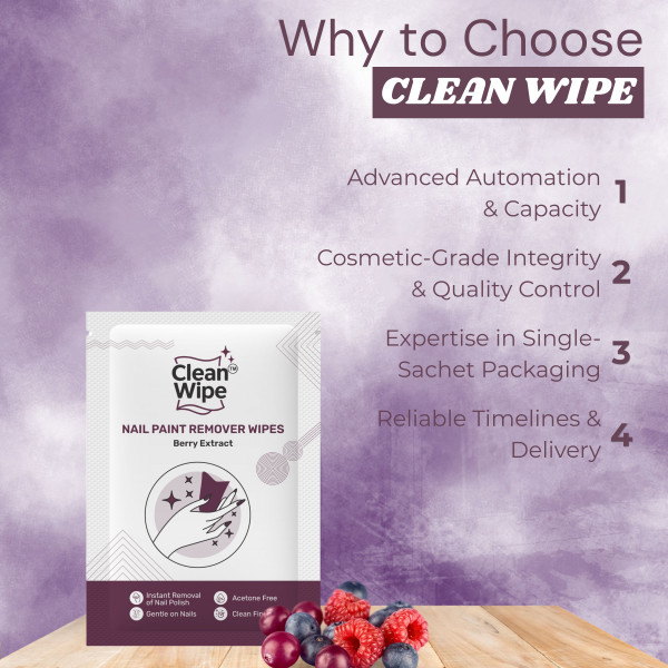 Nail Paint Remover Wipes