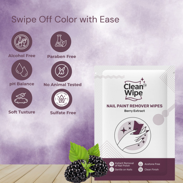Nail Paint Remover Wipes