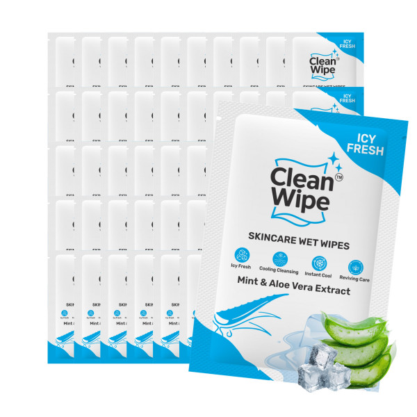 Mint & Aloe Vera Ice Fresh Wet Wipes