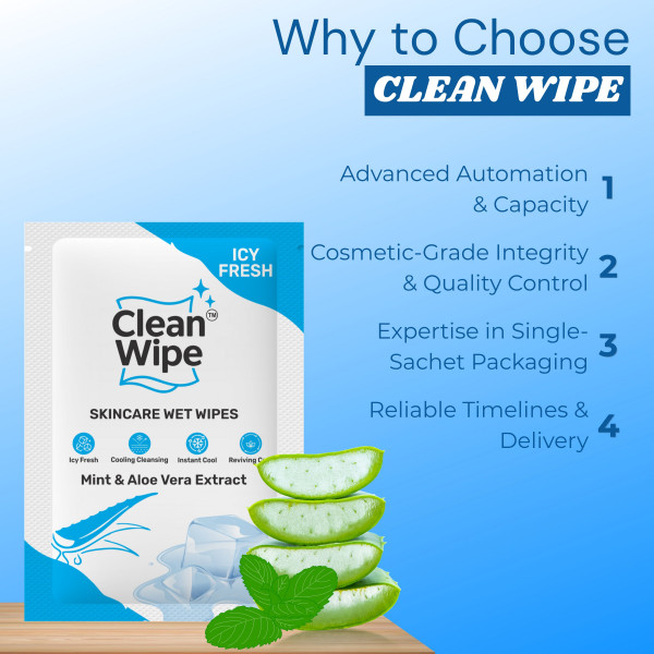 Mint & Aloe Vera Ice Fresh Wet Wipes
