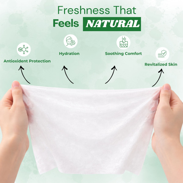 Matcha Tea & Aloe Vera Wet Wipes
