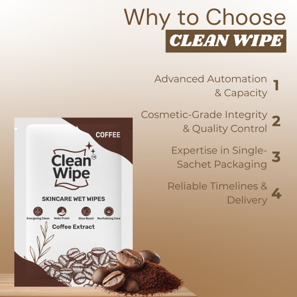 Coffee Extract Wet Wipes