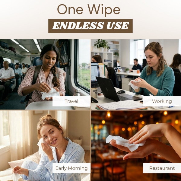 Coffee Extract Wet Wipes