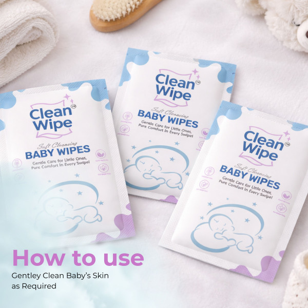 Baby Wipes With Jojoba & Almond Oil