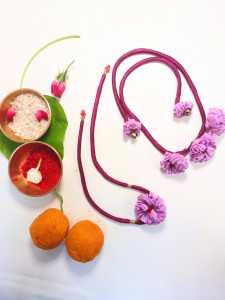 Gaurav Sharda Purple  Rakhi