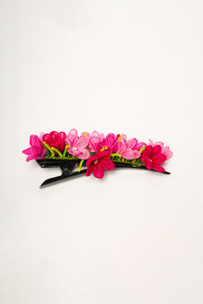 Cosmos Floral Crow Clip