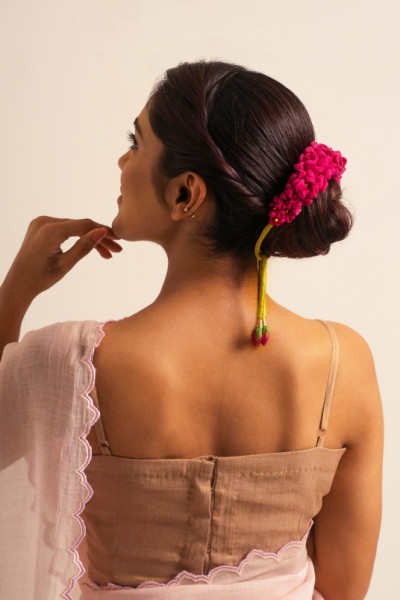 Pink Jasmin Gajra