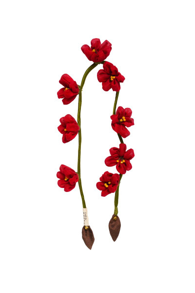 Poppy Floral Gajra & Parandi