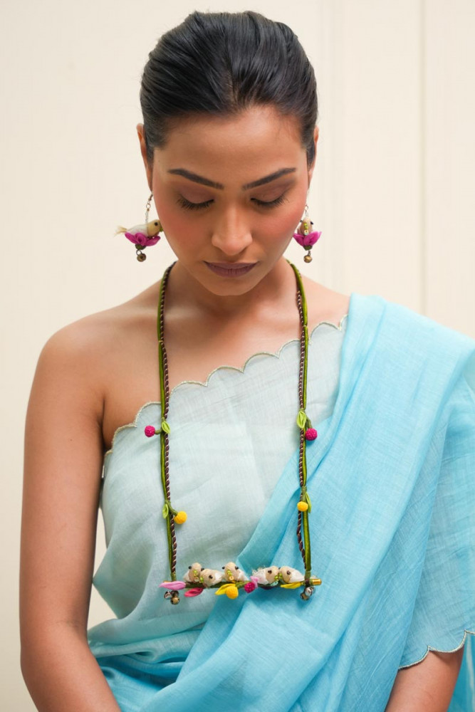 Image of Pakhi Necklace  &amp; Earring set