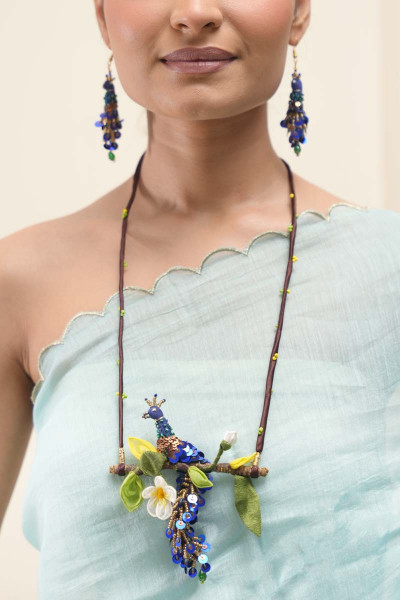 Mayur Necklace & Errings Set