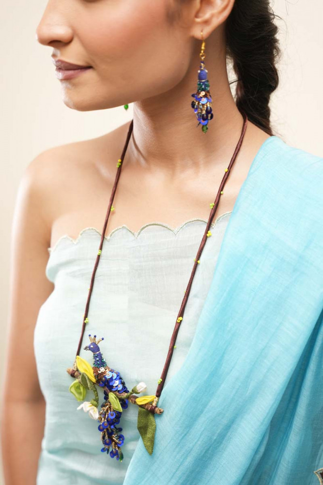 Image of Mayur Necklace &amp; Errings Set