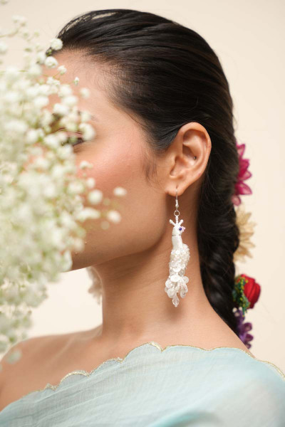 Pearl Wings Earriing