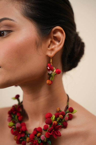 Cardinal  Earrings