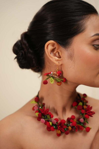 Cardinal  Earrings