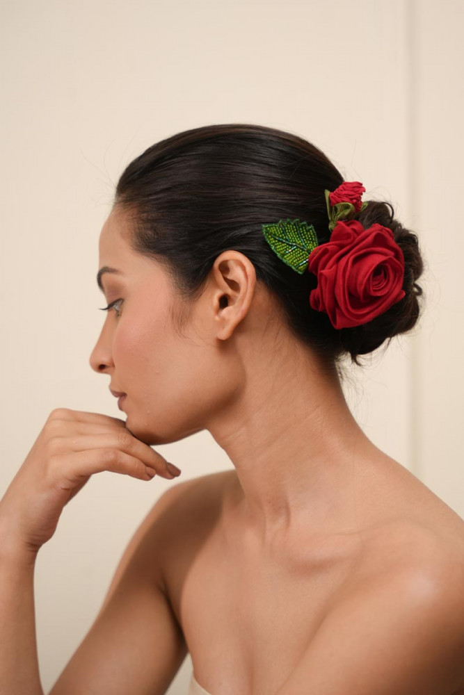 Image of Gulabo Red Hair Clip