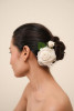 Gulabo White Hair Clip