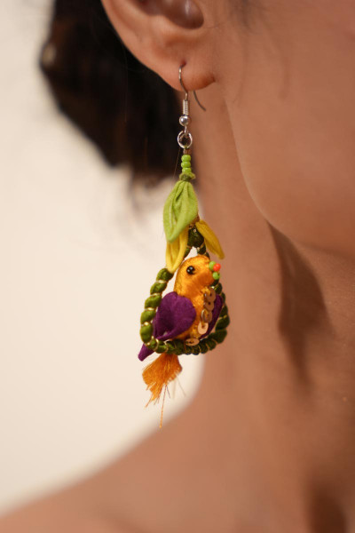 Piku Bird Earrings