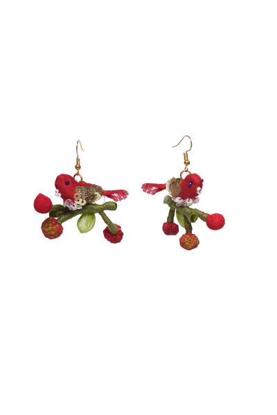 Cardinal  Necklace & Earrings set