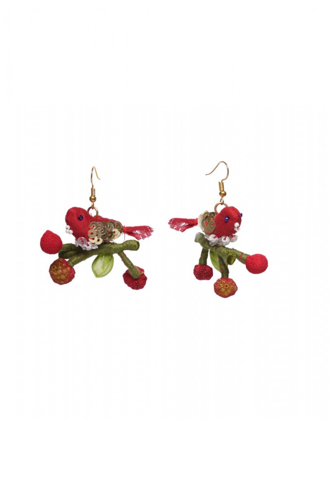 Image of Cardinal  Earrings