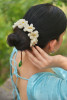 Plumeria Floral Gajra &amp; Parandi