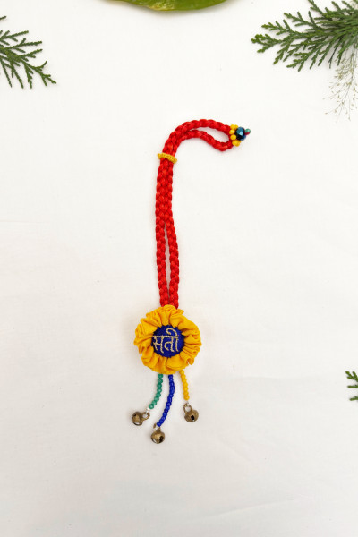 Mahadev Sati  Textile Rakhi set os 2 pcs