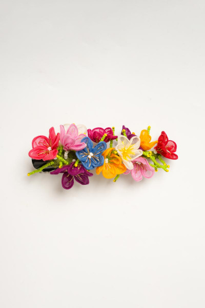 Inori Floral Crow Clip