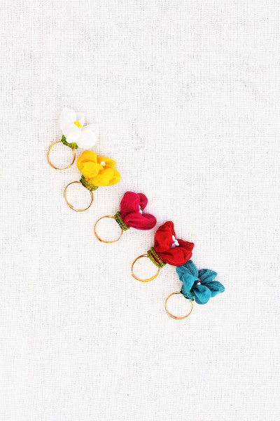Juhi Mogra Ring set of 5
