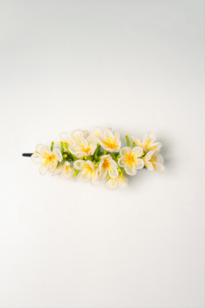 Yaki Floral Crow Clip