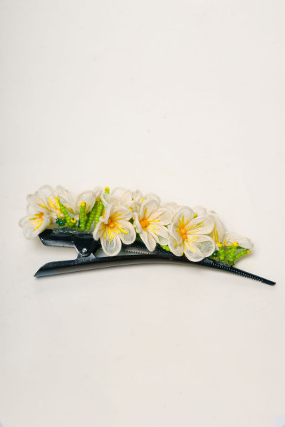 Yaki Floral Crow Clip