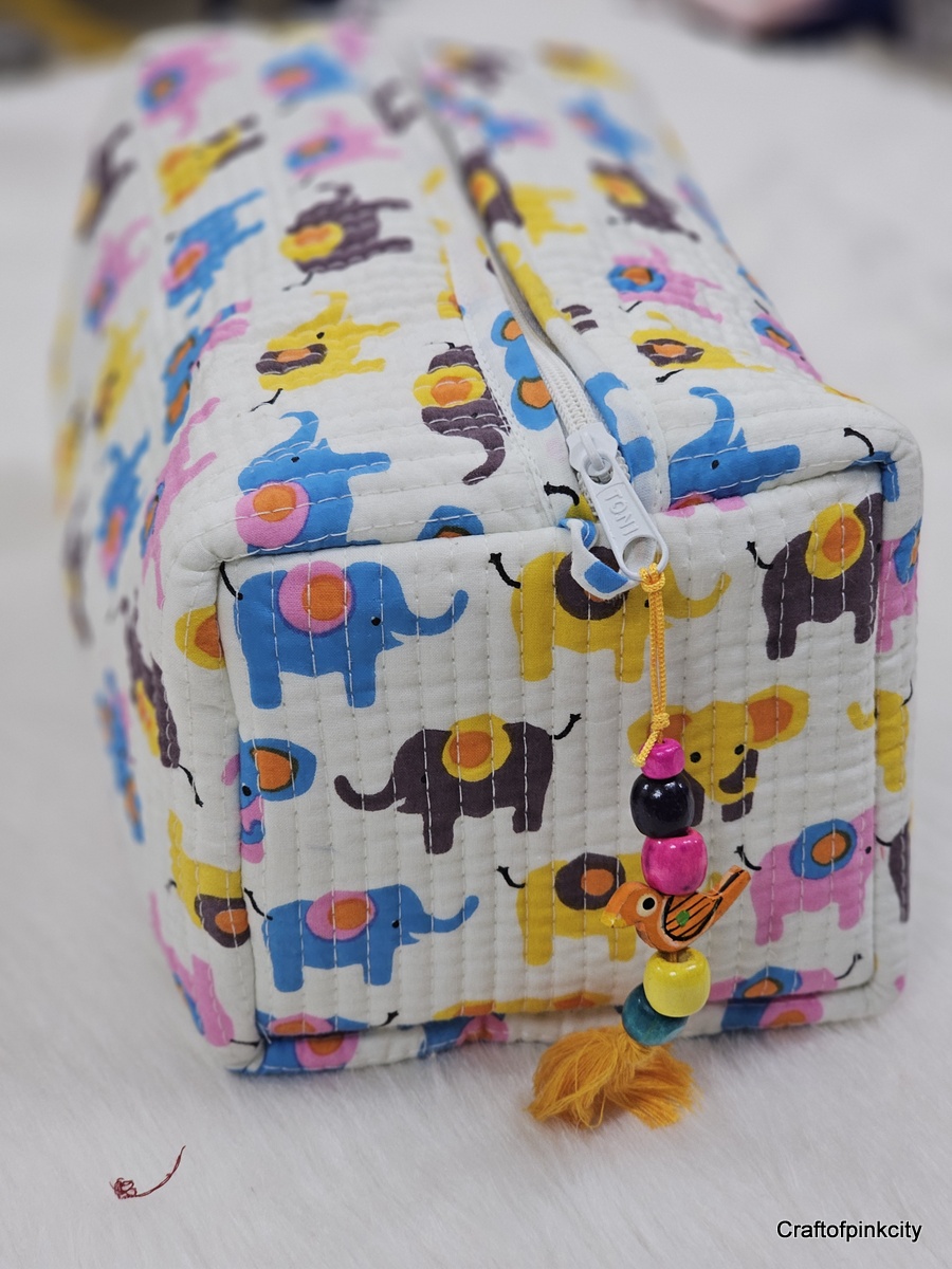 Multi Utility Travel kids Elephant printed