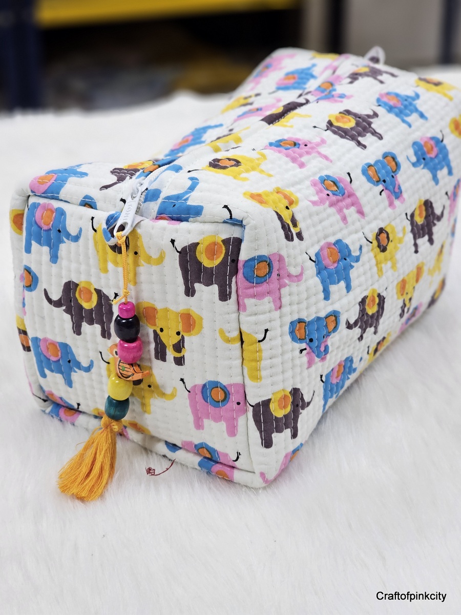 Multi Utility Travel kids Elephant printed
