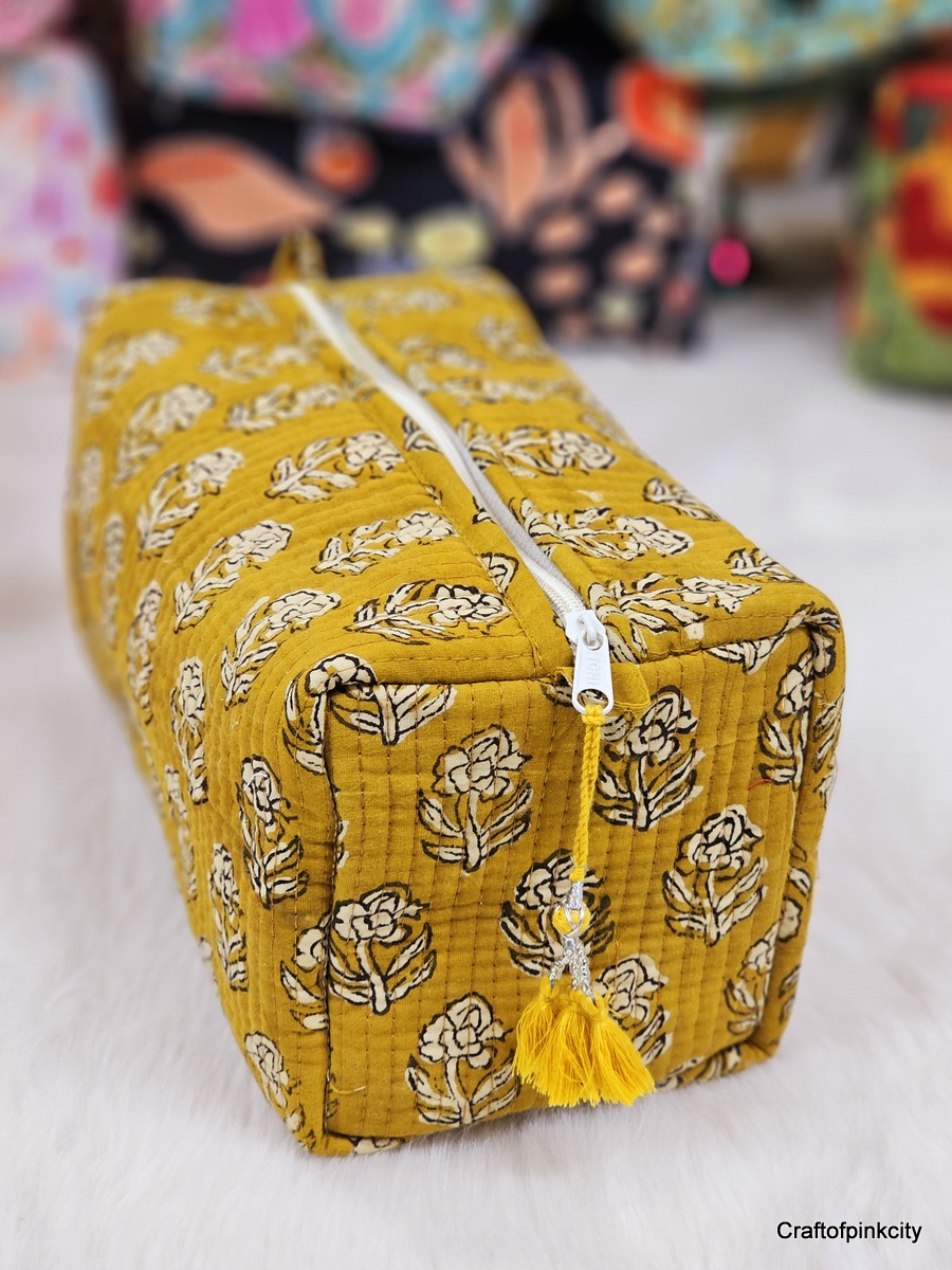 Multi Utility Travel kalamkari flower printed