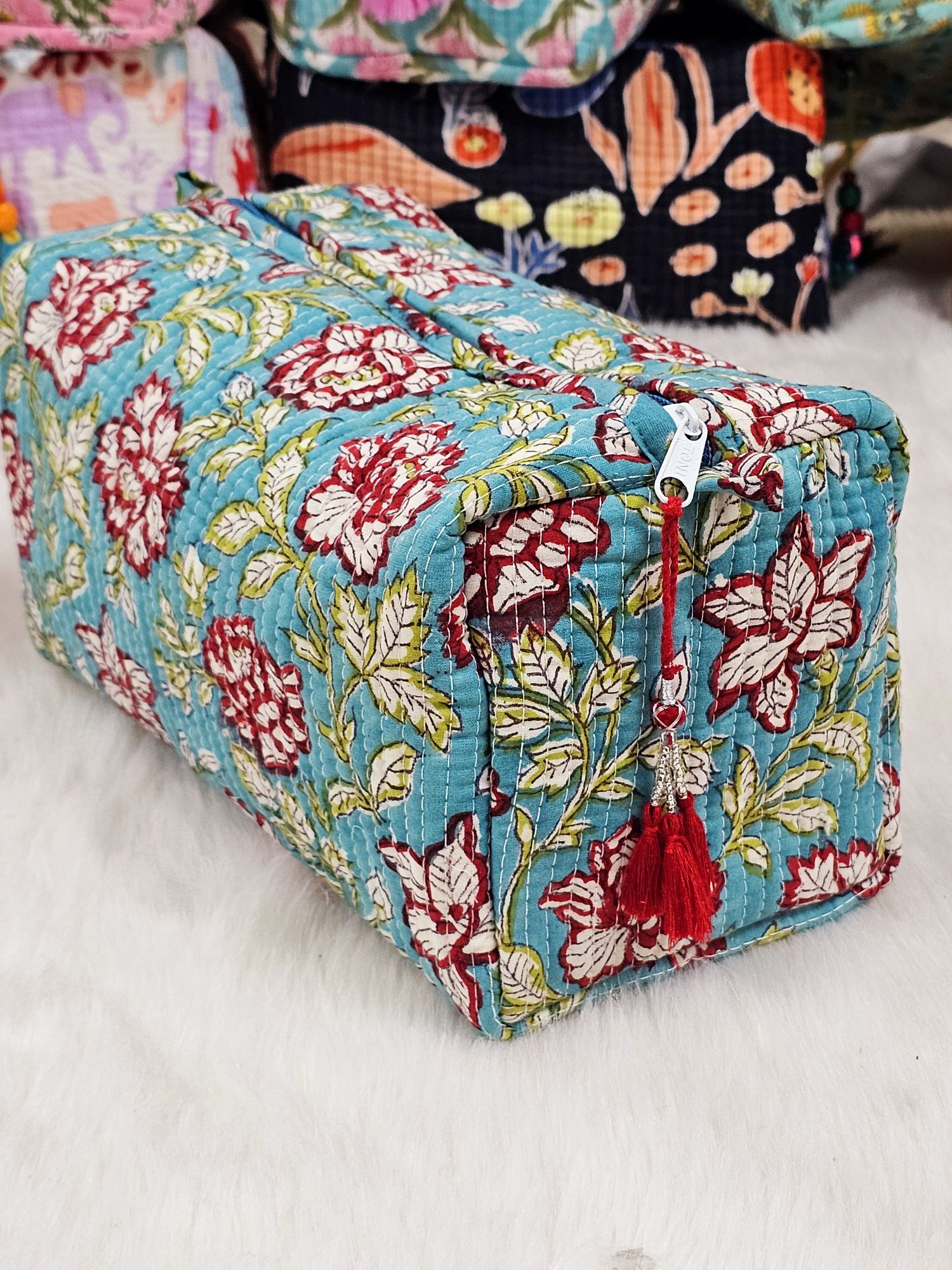 Multi Utility Travel Green leaf printed