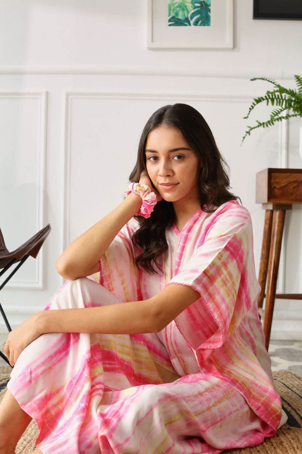 PERFECT MINGLE TIE DYE KAFTAN