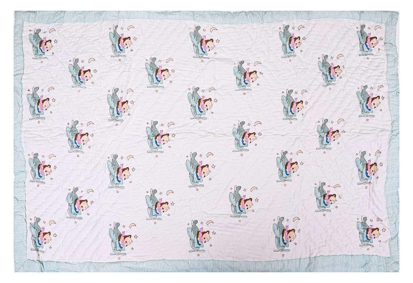 Hand Block Printed Hand Quilted Quilts baby quilts 4060 inches