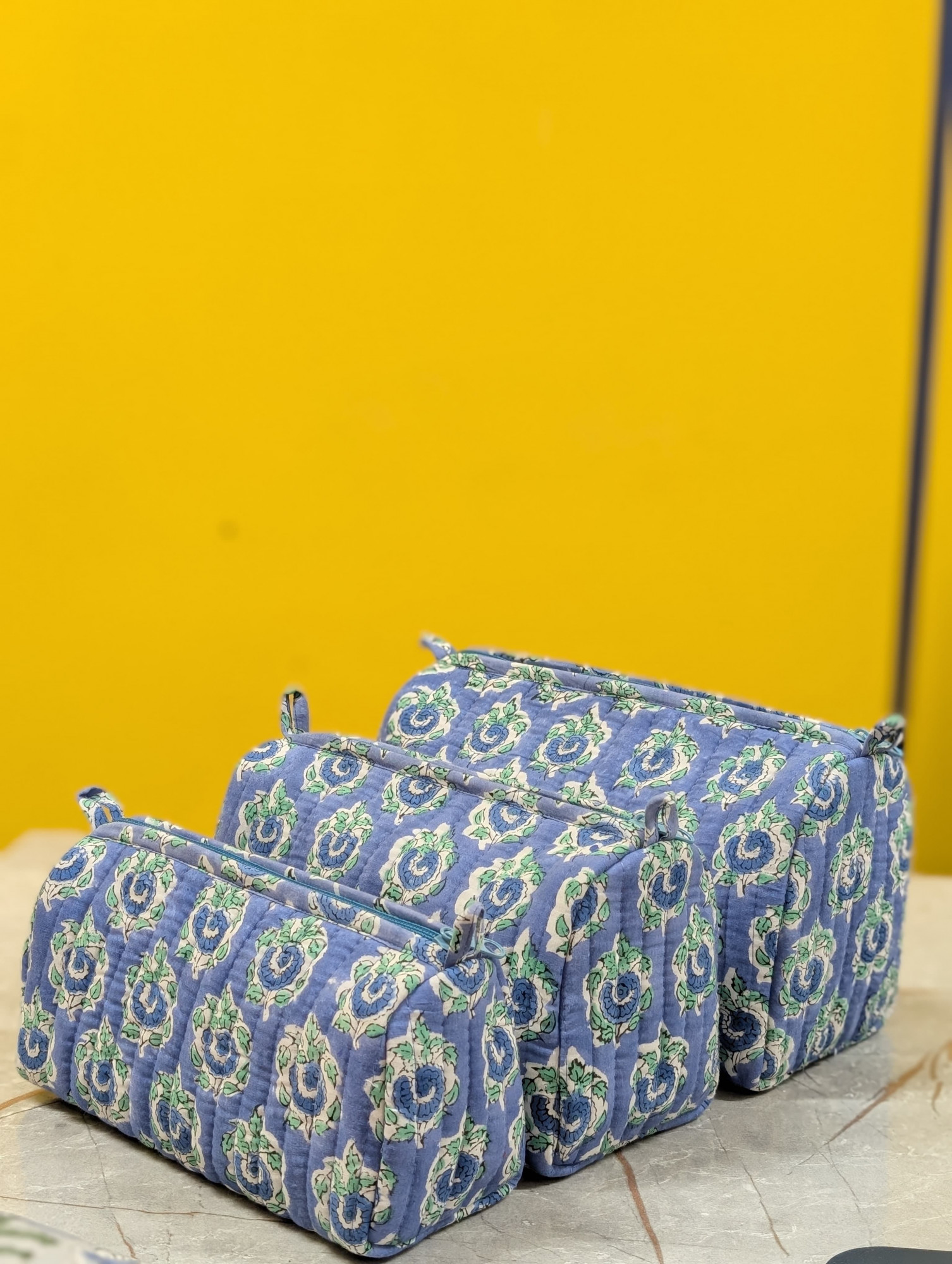 Hand Block Print pouch Womens Pouch Cosmetic Pouch Gifts For Her