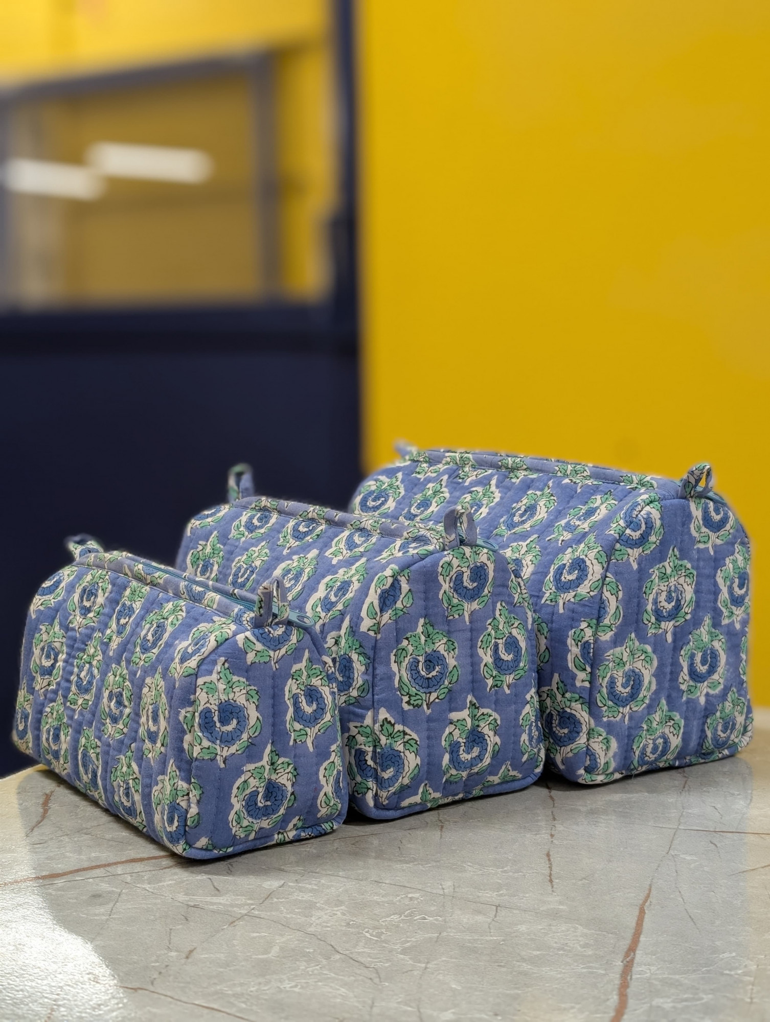 Hand Block Print pouch Womens Pouch Cosmetic Pouch Gifts For Her